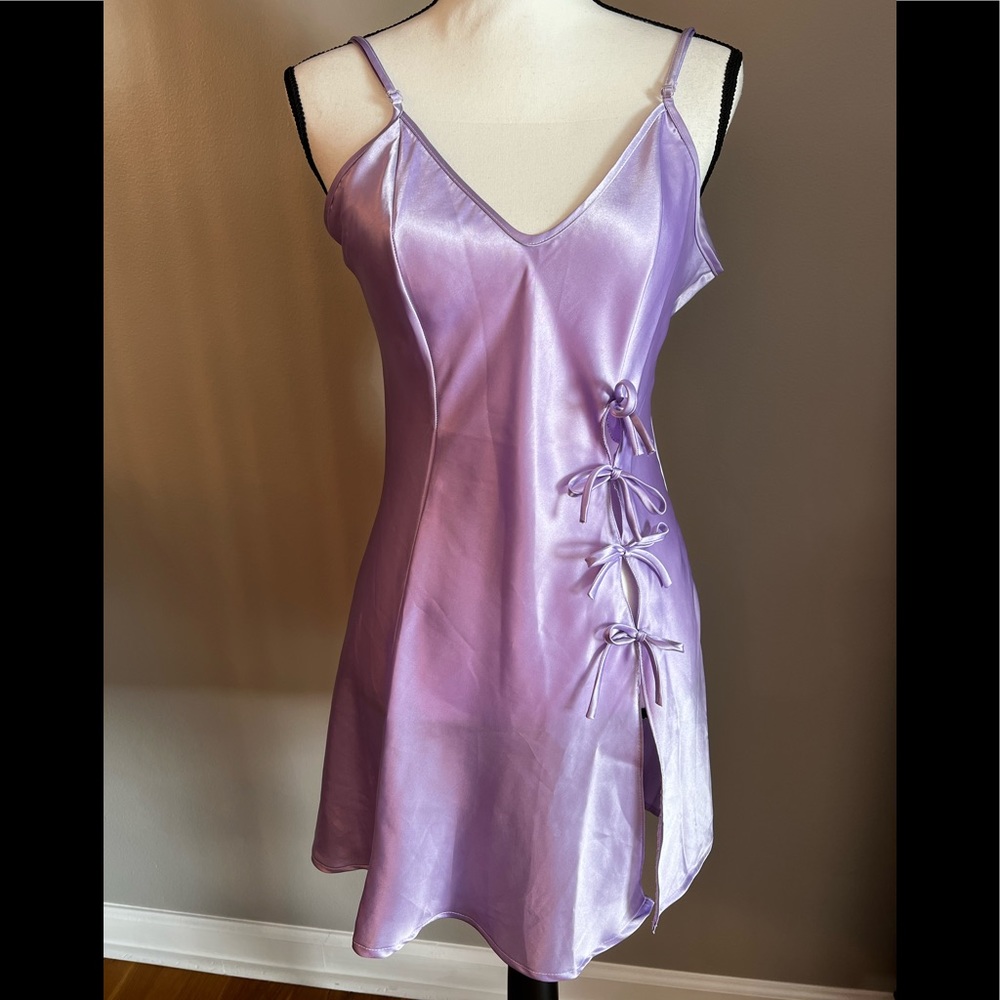 Lavender chemise nightgown
